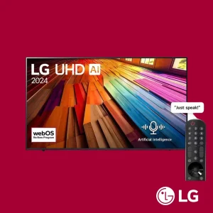 image LG TV UHD 70 Inch UT80 4K Smart TV AI Magic Remote webOS24