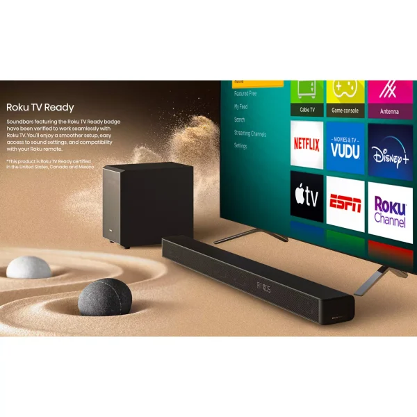 image (2) Hisense Soundbar with Subwoofer 280W 3.1CH (AX3100G)
