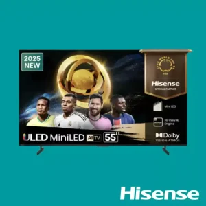 image (2) Hisense TV ULED 55 Inch U6Q 4K Smart Mini LED