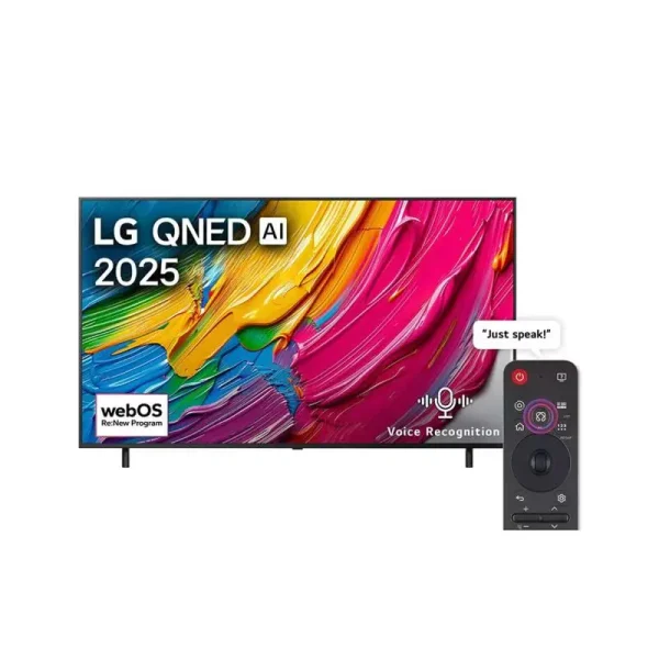 LG TV QNED 75 Inch QNED80A6A 4K Smart AI Magic Remote HDR10 webOS25