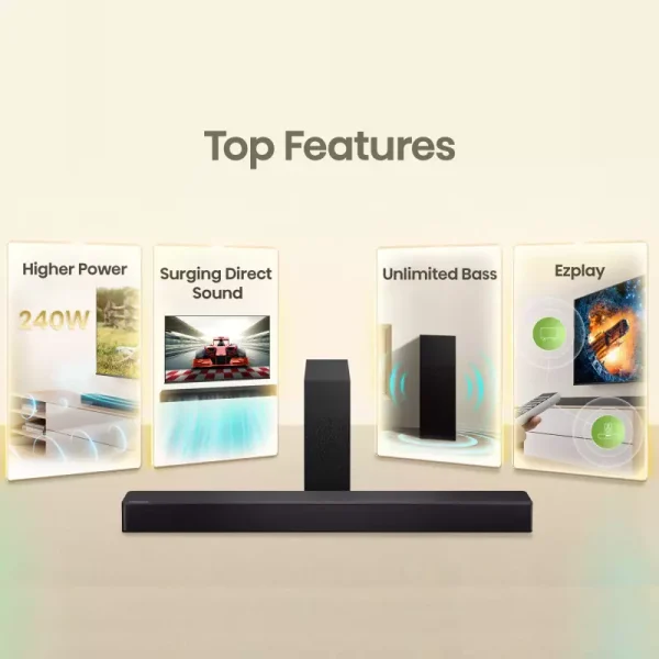 thumb Hisense Soundbar with Subwoofer 540W 5.1CH (HS5100)